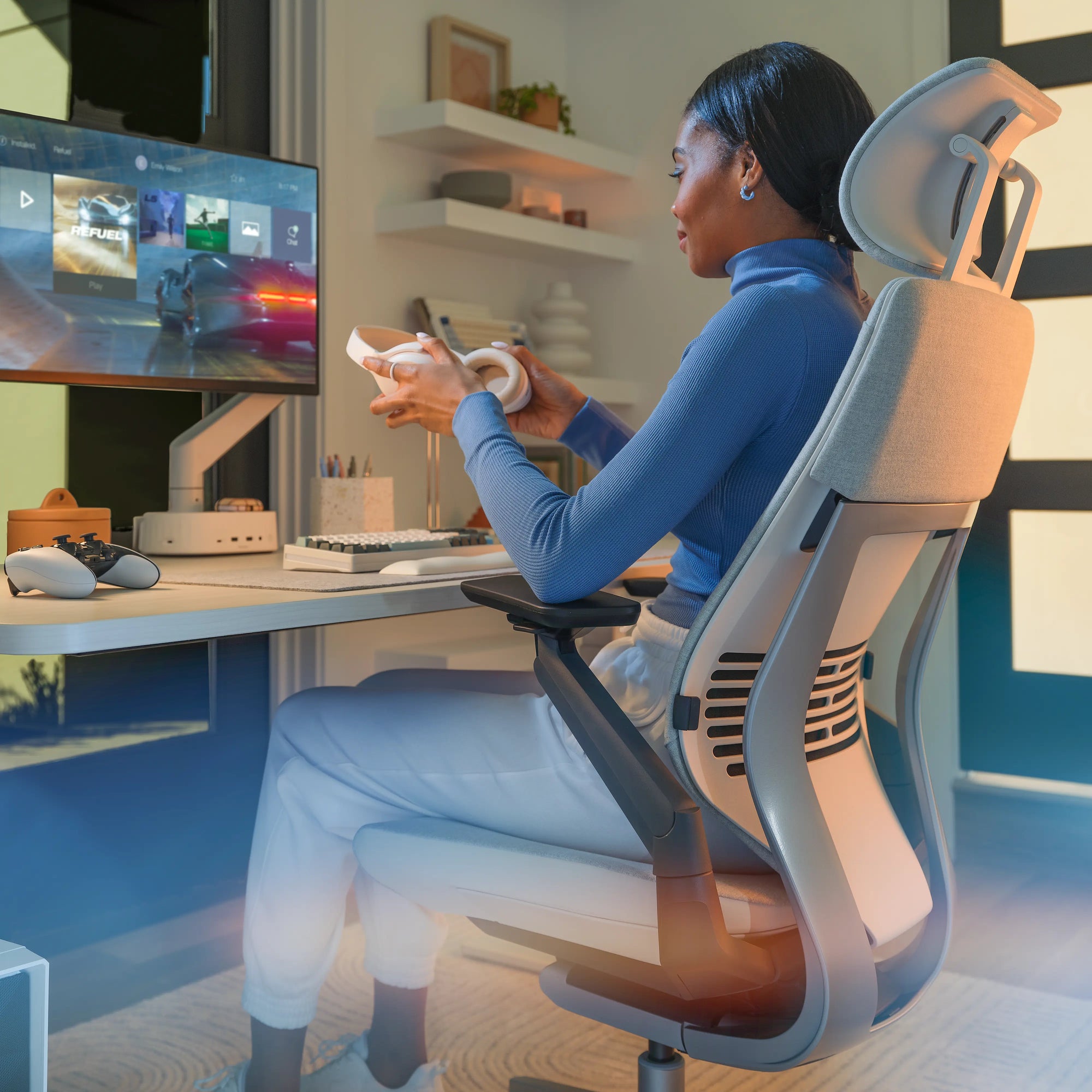 Con reposa cabeza / Era Beige Avena CSE01