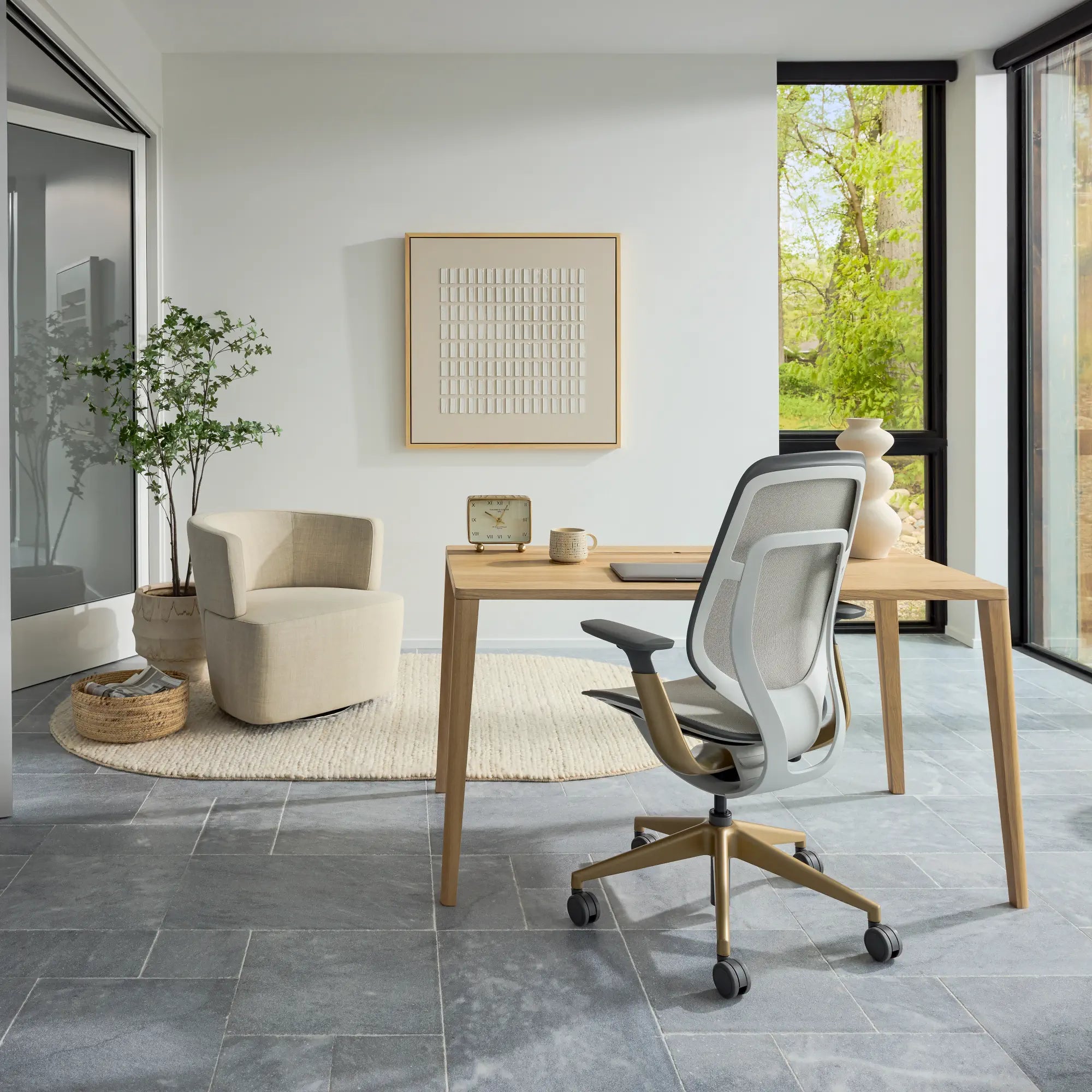 Sin reposa cabeza / Intermix Negro KR08+Matte Brass 4B22