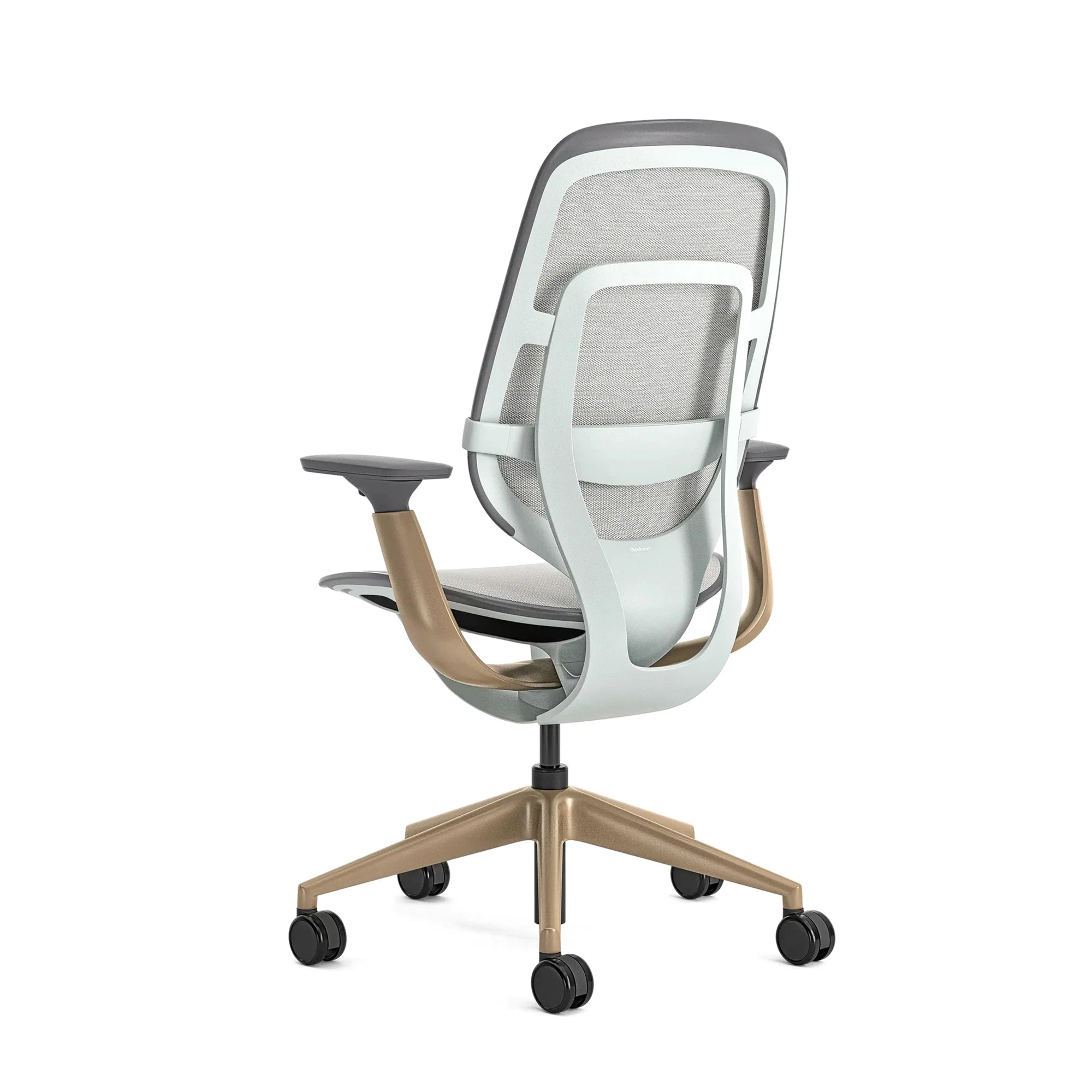 Sin reposa cabeza / Intermix Opaque Gris Gaviota KR14+Matte Brass 4B22