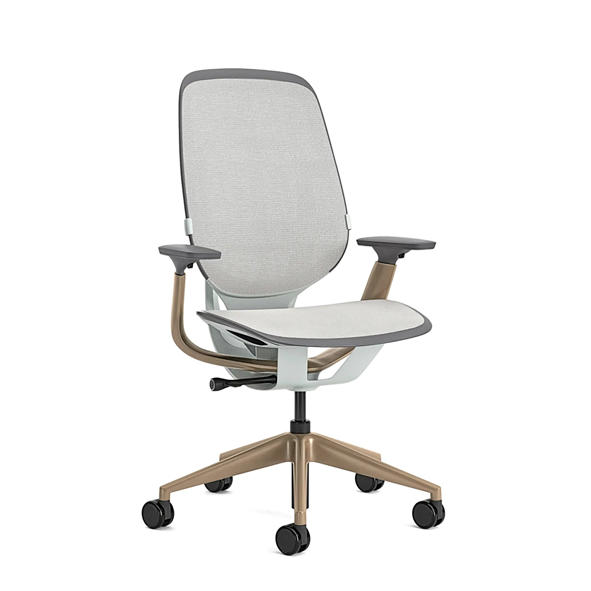 Sin reposa cabeza / Intermix Opaque Gris Gaviota KR14+Matte Brass 4B22