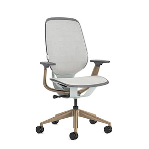 Sin reposa cabeza / Intermix Opaque Gris Gaviota KR14+Matte Brass 4B22