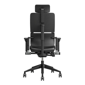 Con reposa cabeza / Europe Leather Negro 0273